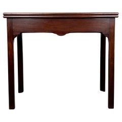 Antique 18th Century Fold Over Tea Table In Mahogany ( REF AF-3422 )