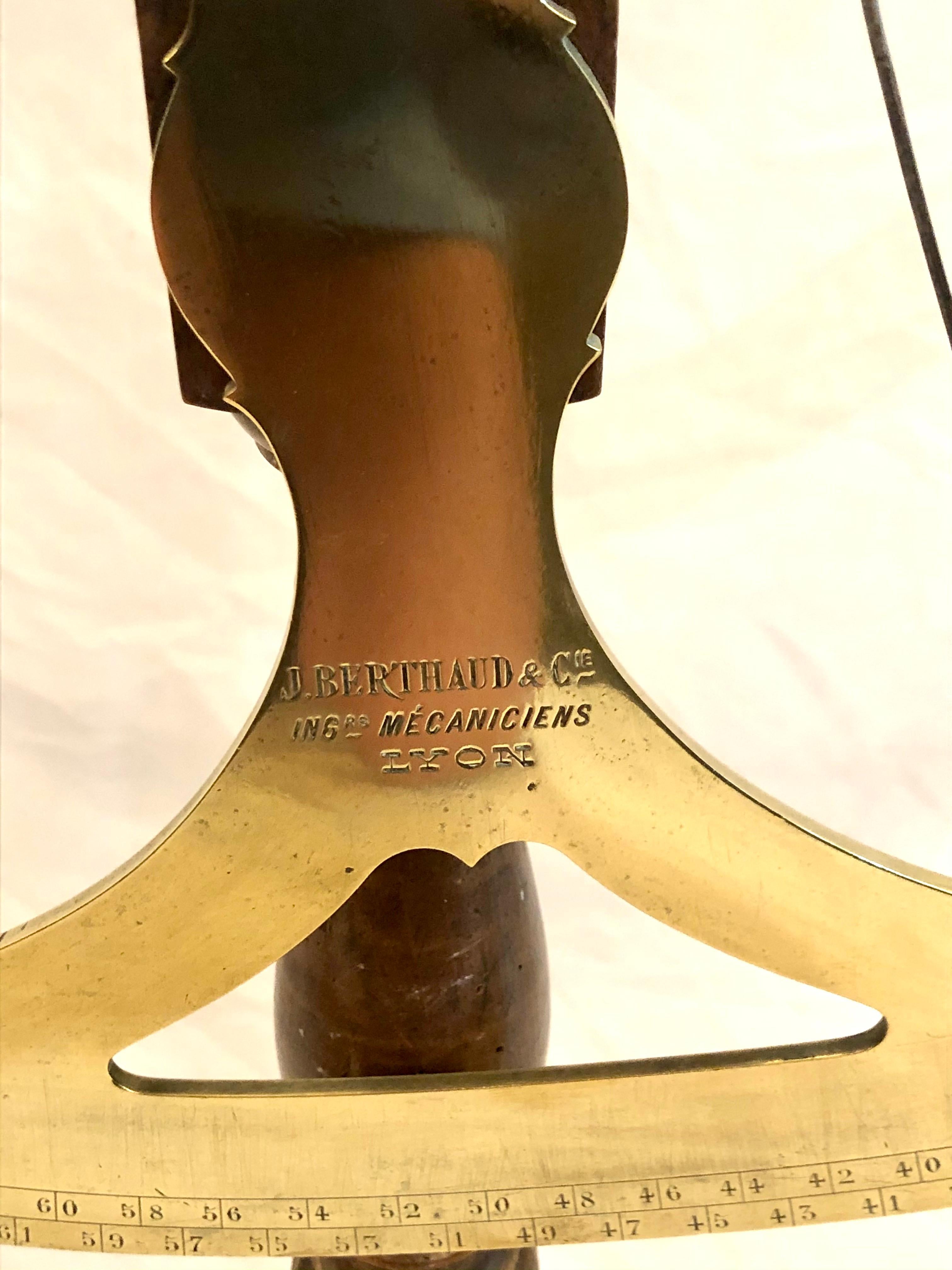 Antique 18th Century French Bronze Scientific Silk-Weighing Instrument 1789-1795 For Sale 1