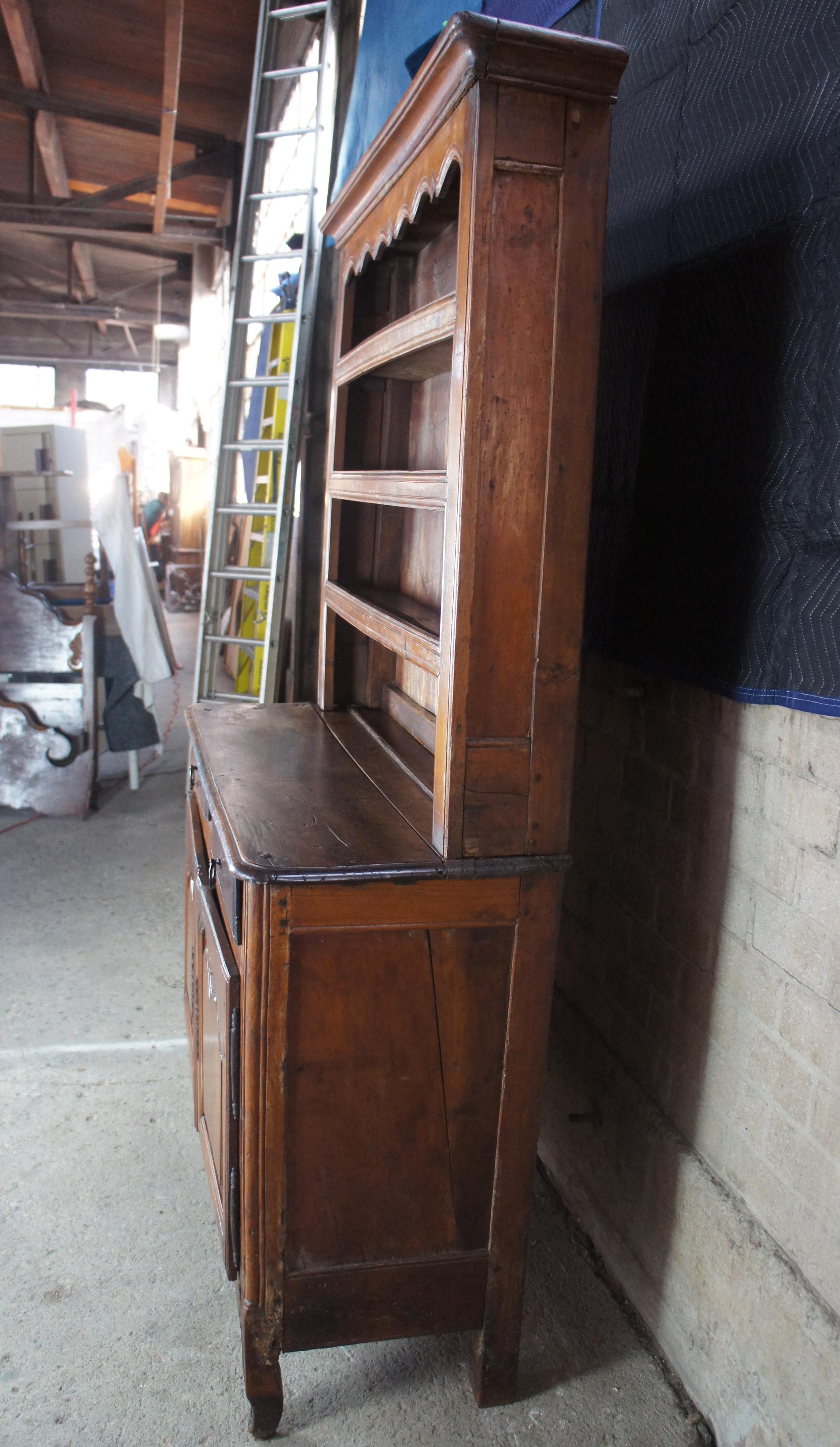 rustic china cabinet