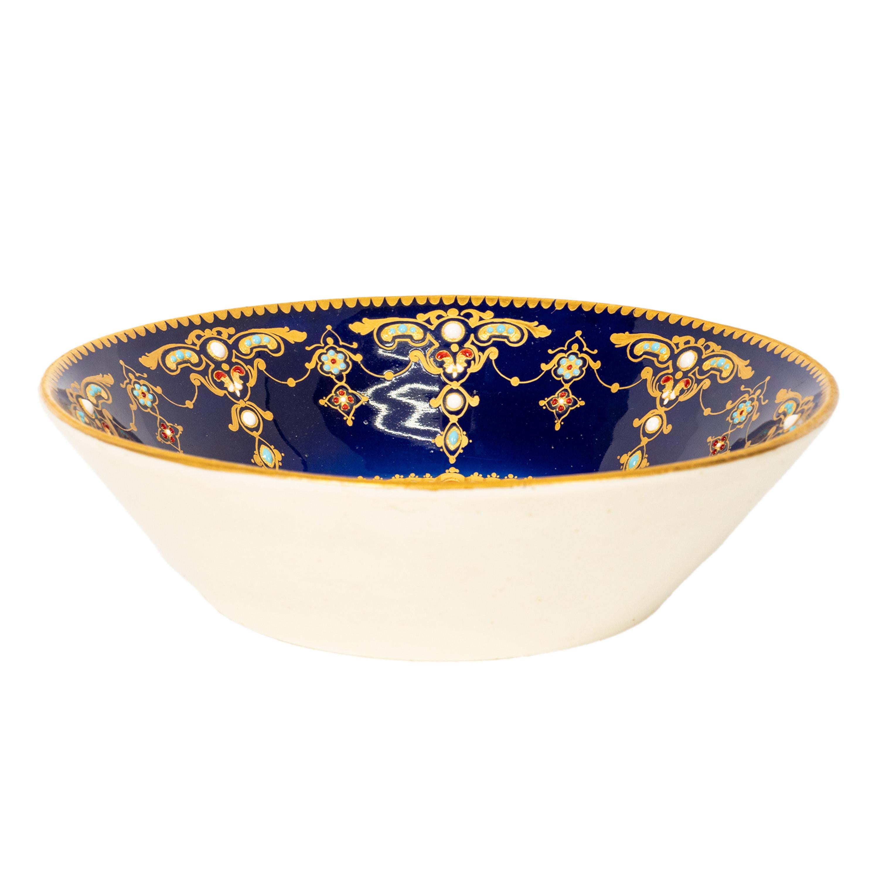 Antique 18th Century French Louis XV Sevres Porcelain Cup Saucer by Chulot 1758 12