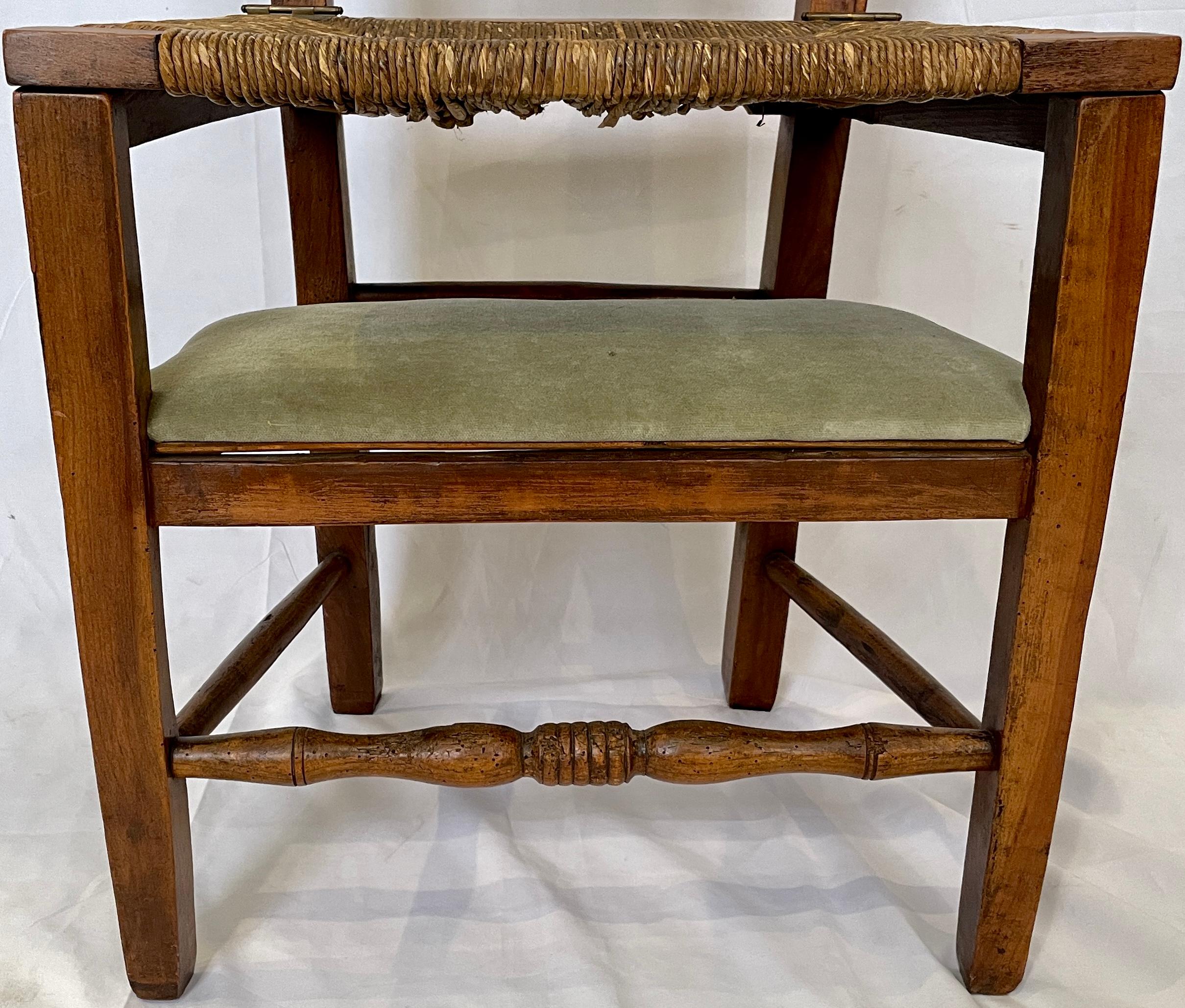 18th Century and Earlier Antique 18th Century French Provincial Prie Dieu Chair For Sale