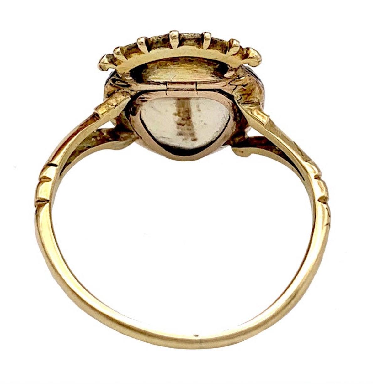 antique locket ring