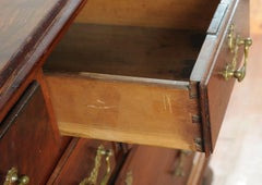 Antique 18th Century George II Chest of Drawers on Bracket Feet