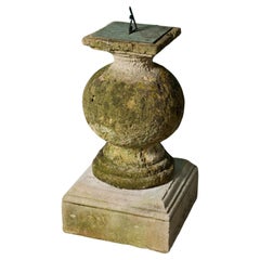 Used 18th Century George II Limestone Sundial