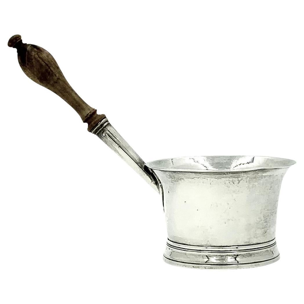 Antique 18th Century George II Sterling Silver Brandy Warmer, London, 1743 For Sale 7