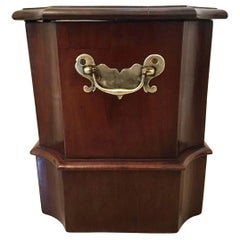 Antique 18th Century George III Antique Mahogany Box/Stand/Stool
