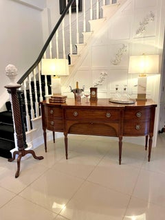 Antique 18th Century George III Quality Figured Mahogany Breakfront Sideboard
