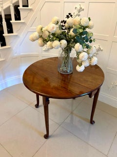 Antique 18th Century George III Quality Mahogany Drop Leaf Table