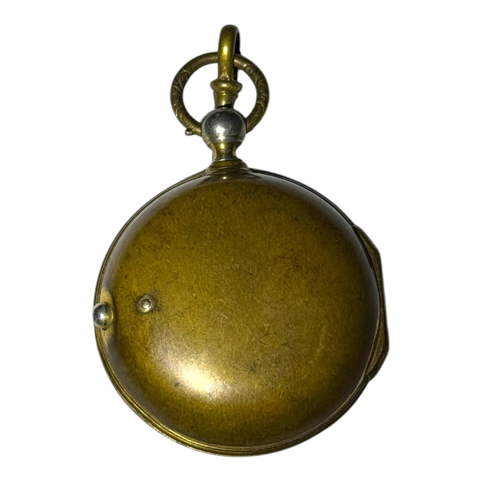 Antique 18th Century George III Verge Fusee London Pocket Watch 47mm With Case For Sale 6