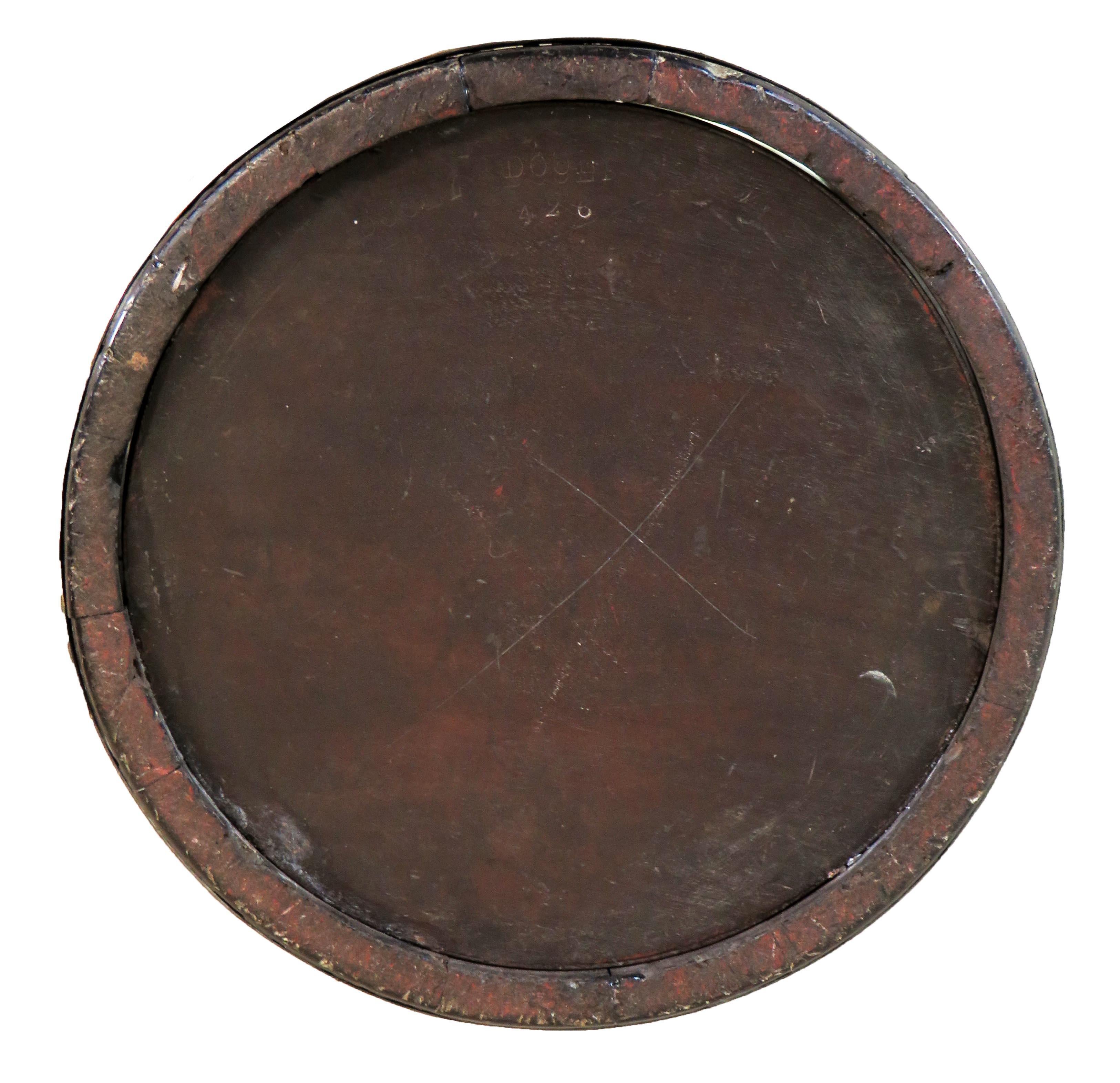 Antique 18th Century Georgian Mahogany Plate Bucket 1