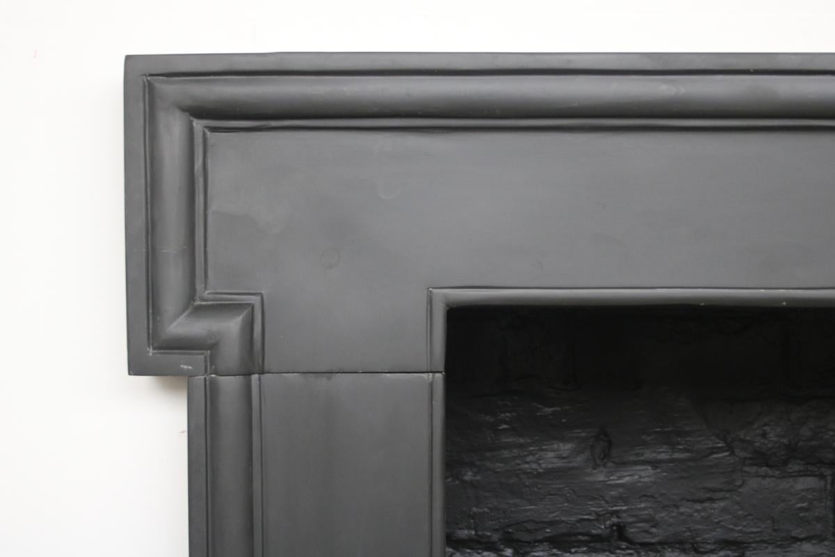 18th Century and Earlier Antique 18th Century Georgian Slate Fireplace Surround