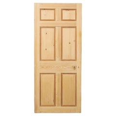 Antique 18th Century Georgian Stripped Pine Door