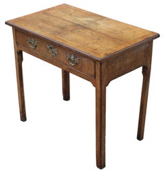 Antique 18th Century Georgian Walnut Writing Side / Dressing Table