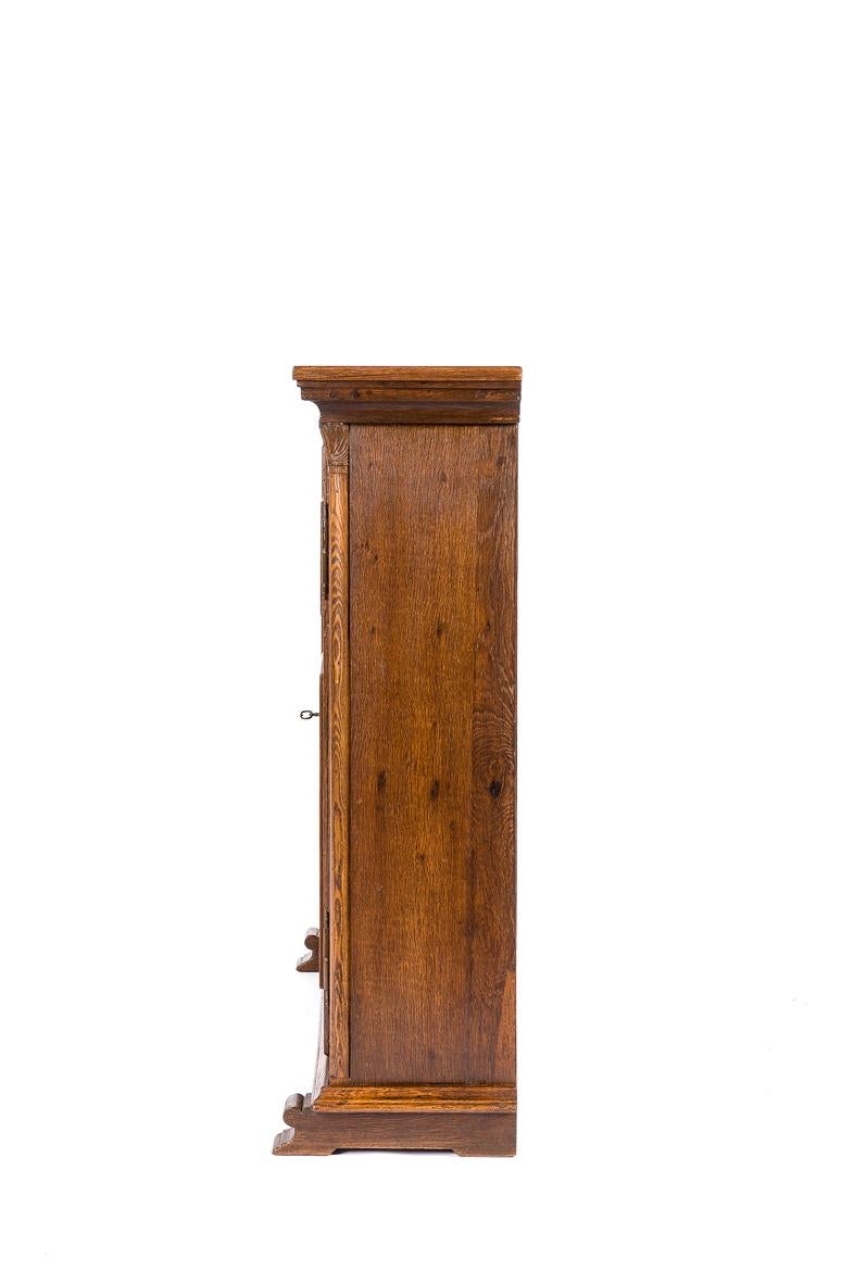 antique hall cabinet
