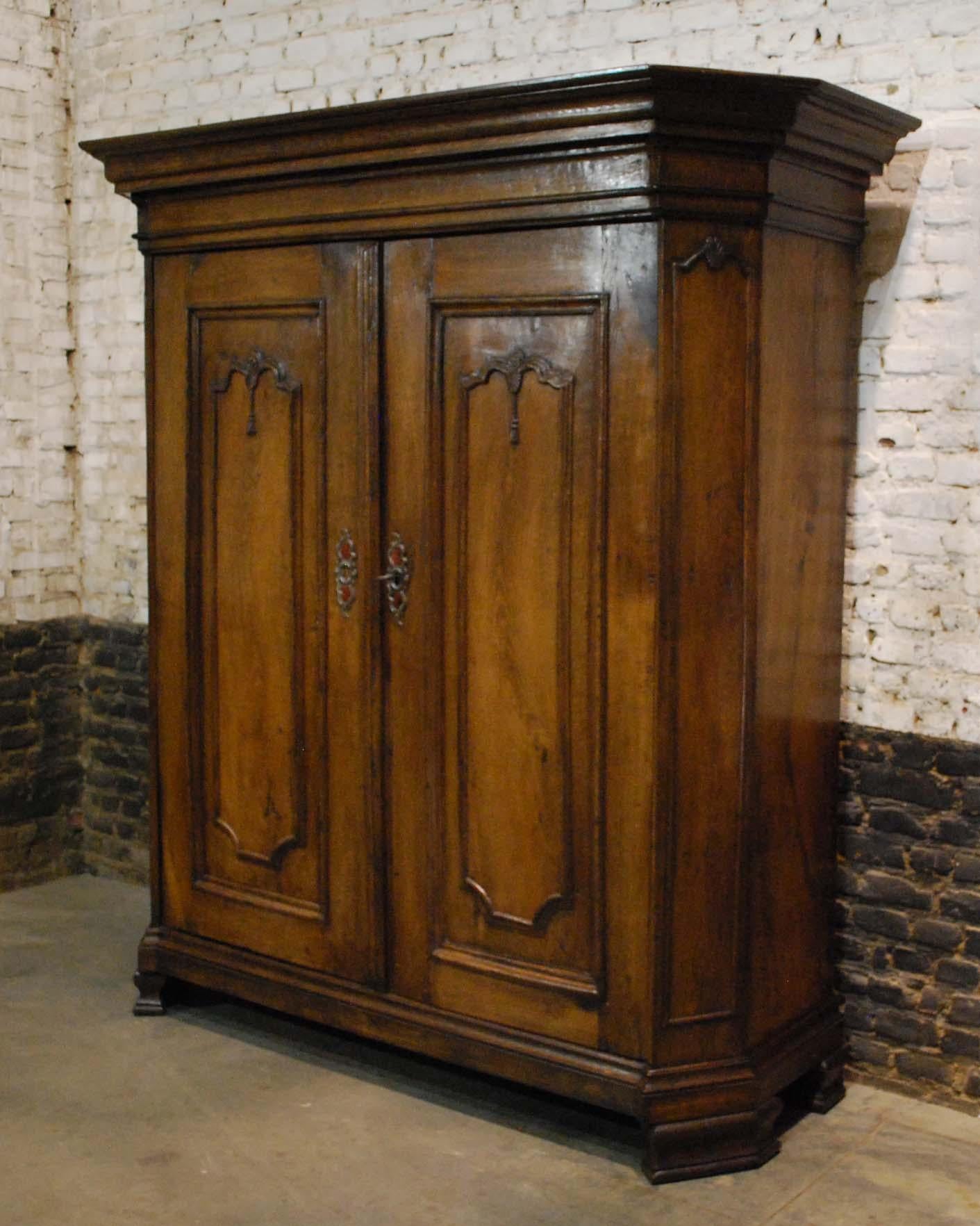 antique two door cabinet