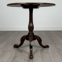 Antique 18th Century Good Quality Circular Table In Mahogany ( REF AF-3647 )