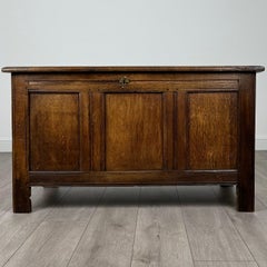 Antique 18th Century Good Quality Coffer In Oak ( REF AF-3511 )