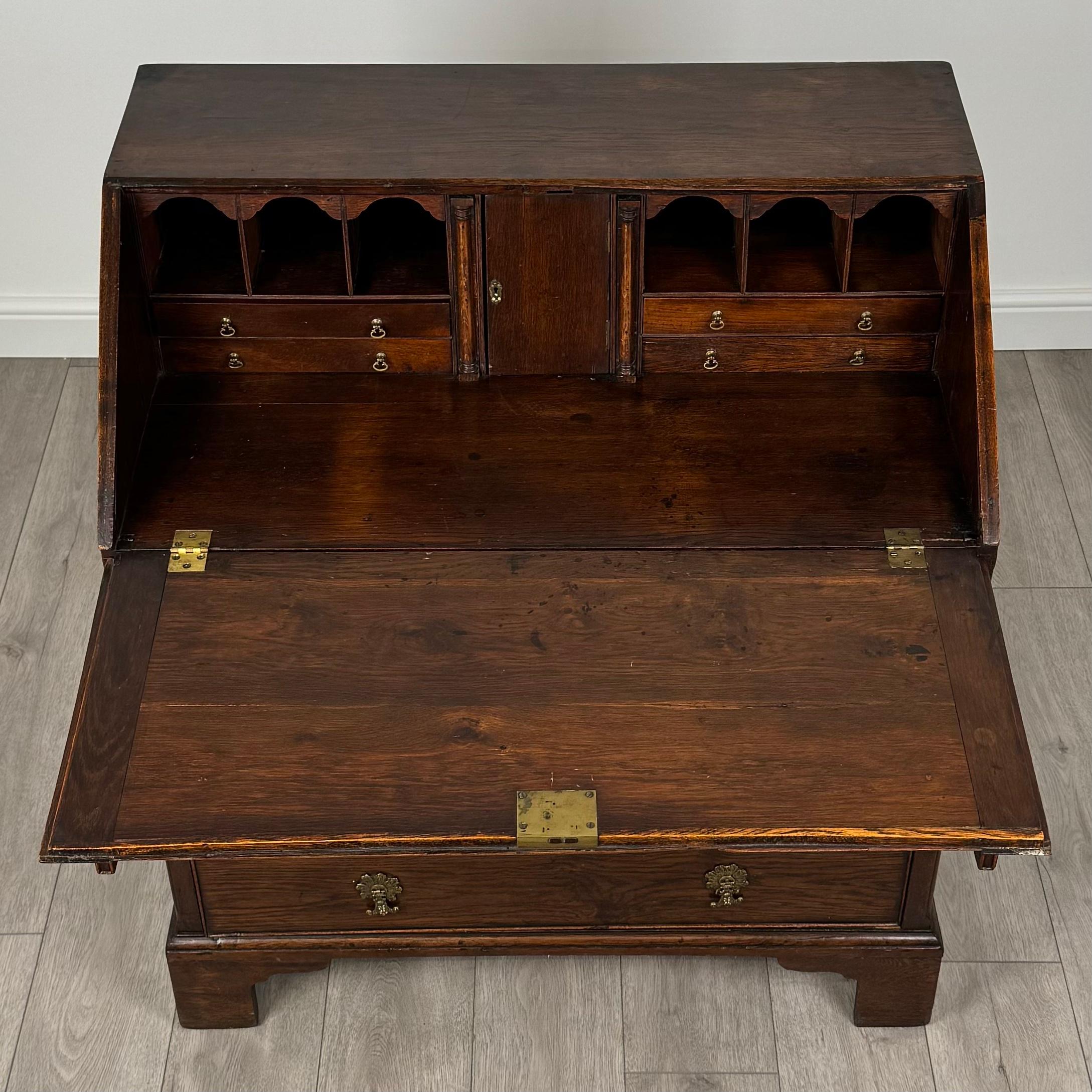 Antique 18th Century Great Quality Bureau In Oak ( REF AF-3519 ) For Sale 6