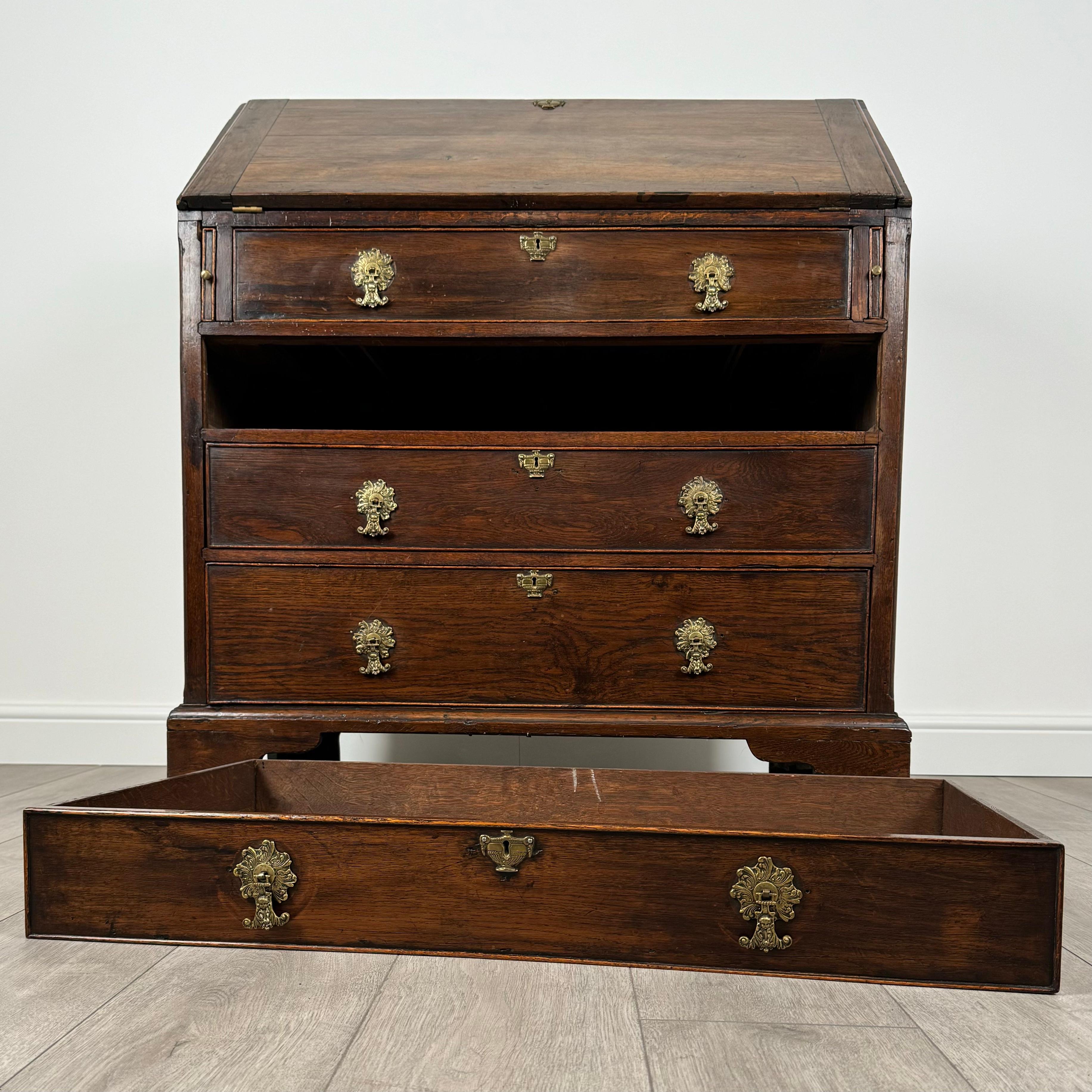 Antique 18th Century Great Quality Bureau In Oak ( REF AF-3519 ) For Sale 7