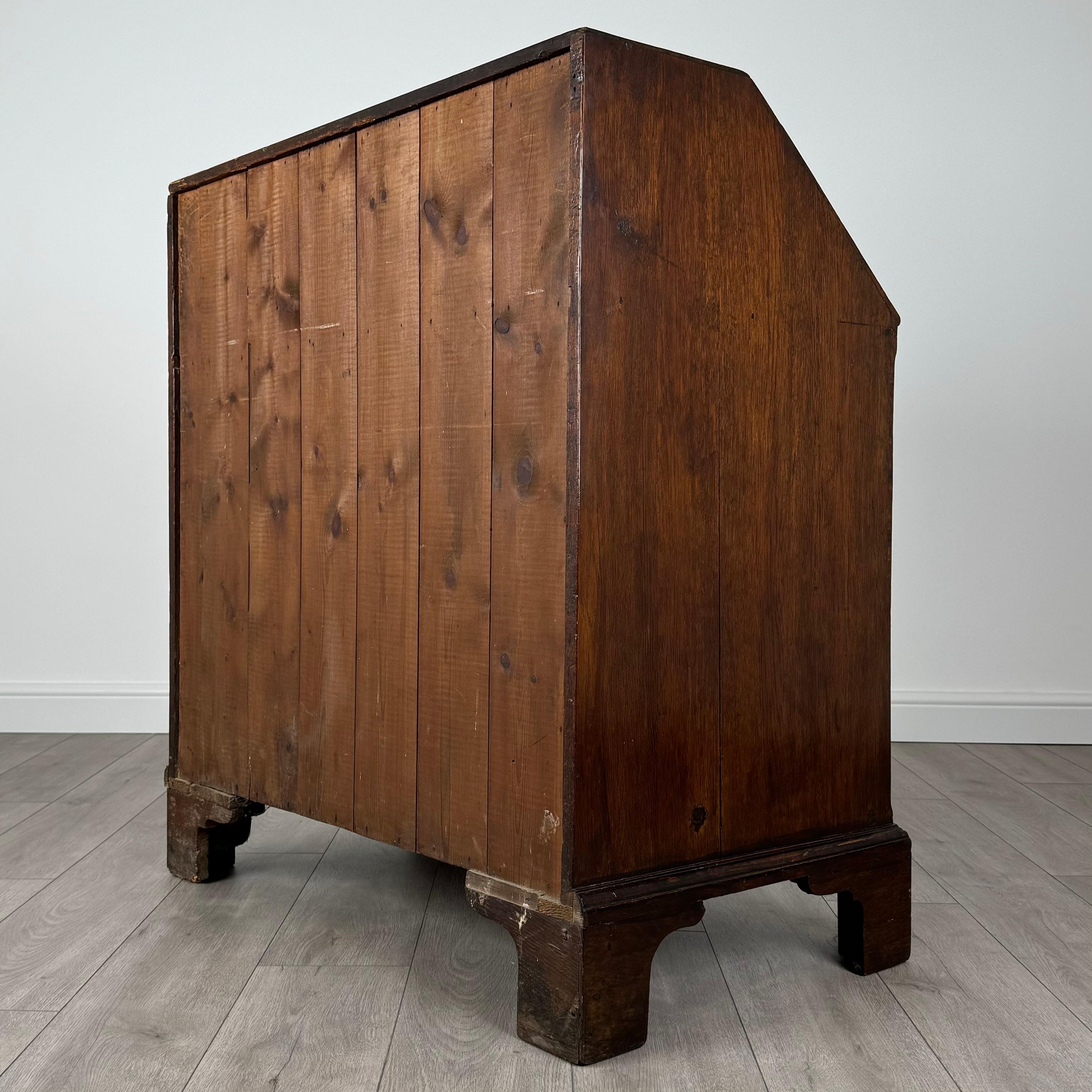 Antique 18th Century Great Quality Bureau In Oak ( REF AF-3519 ) For Sale 1