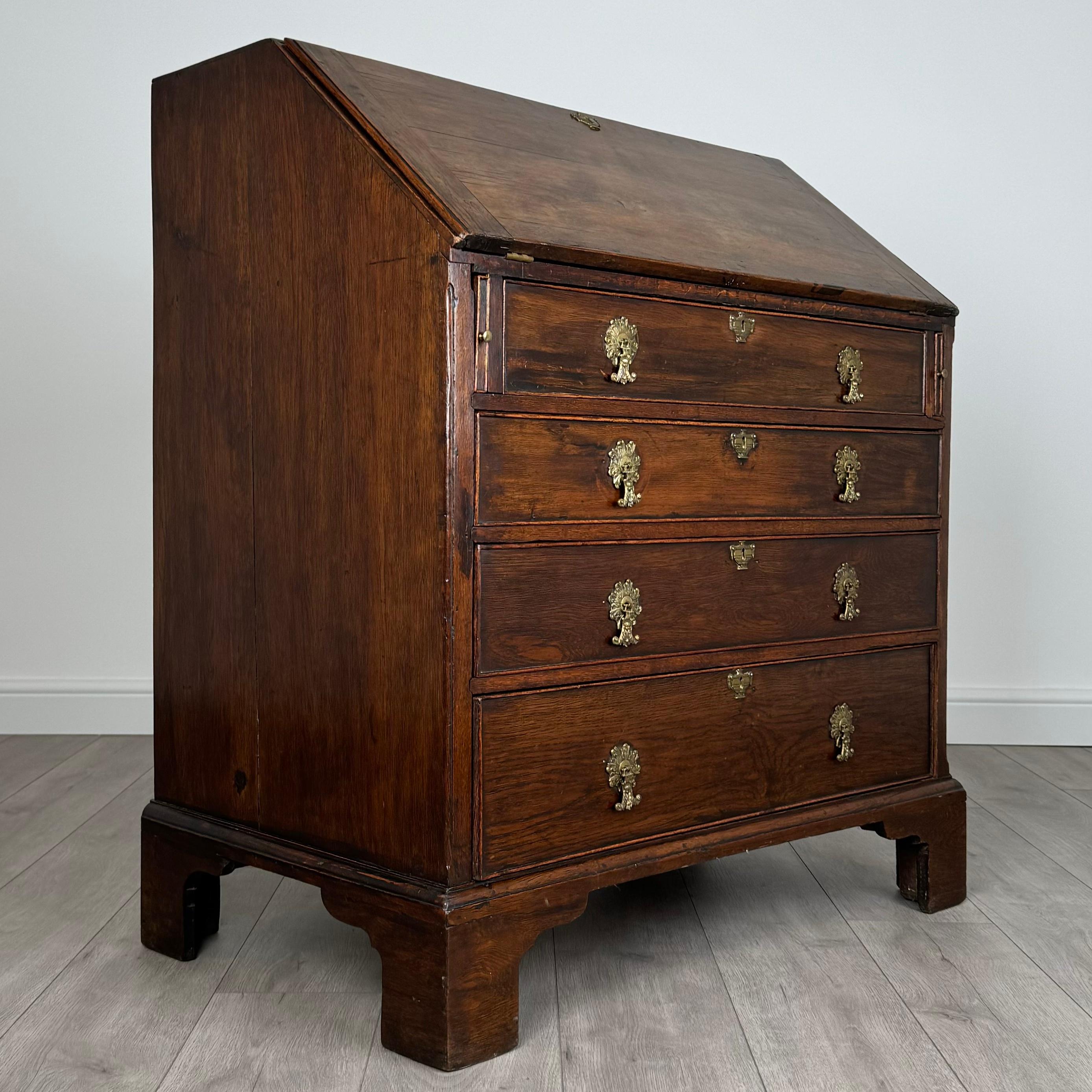 Antique 18th Century Great Quality Bureau In Oak ( REF AF-3519 ) For Sale 3