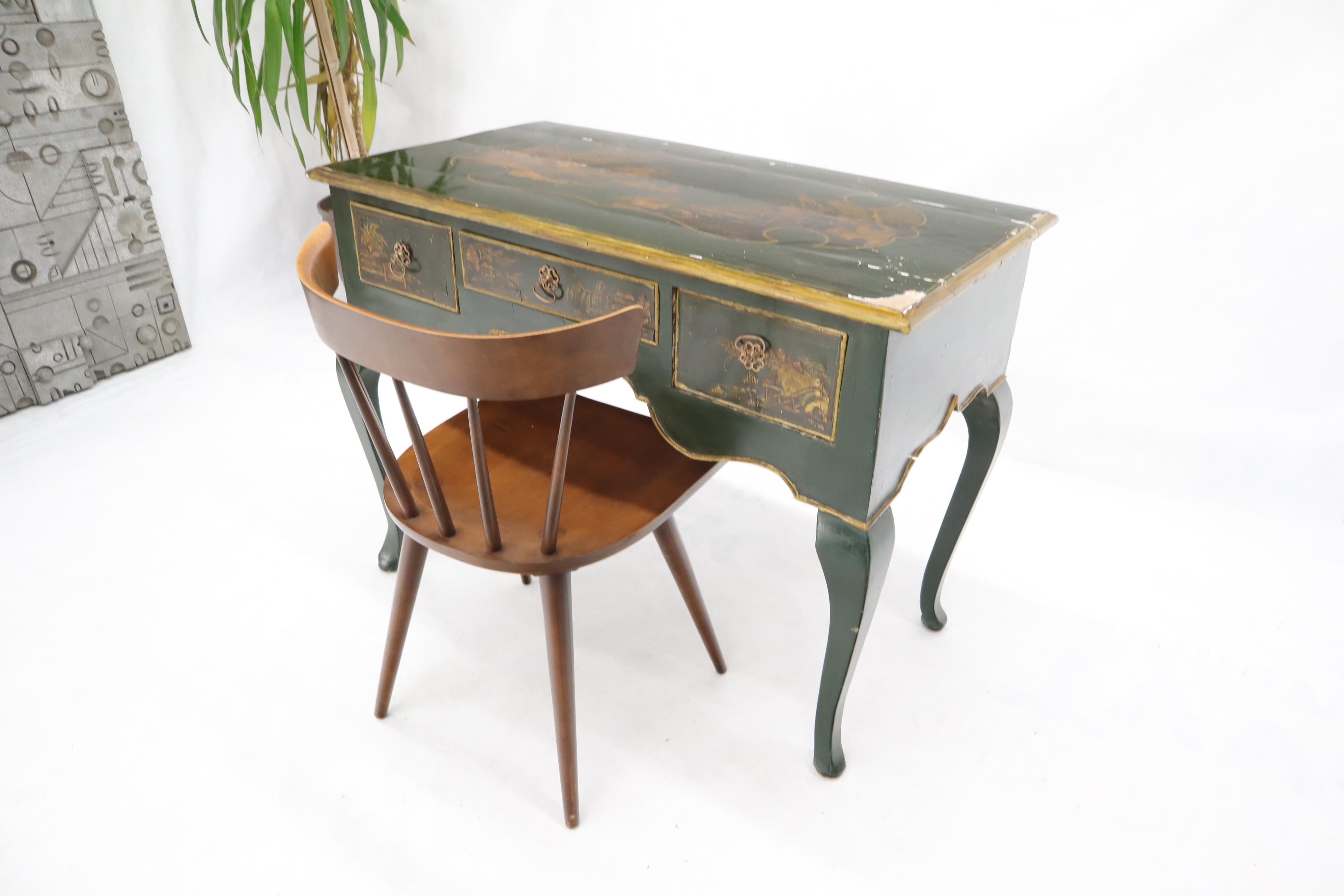Antique 18th Century Hand Decorated Chinoiserie Desk 6