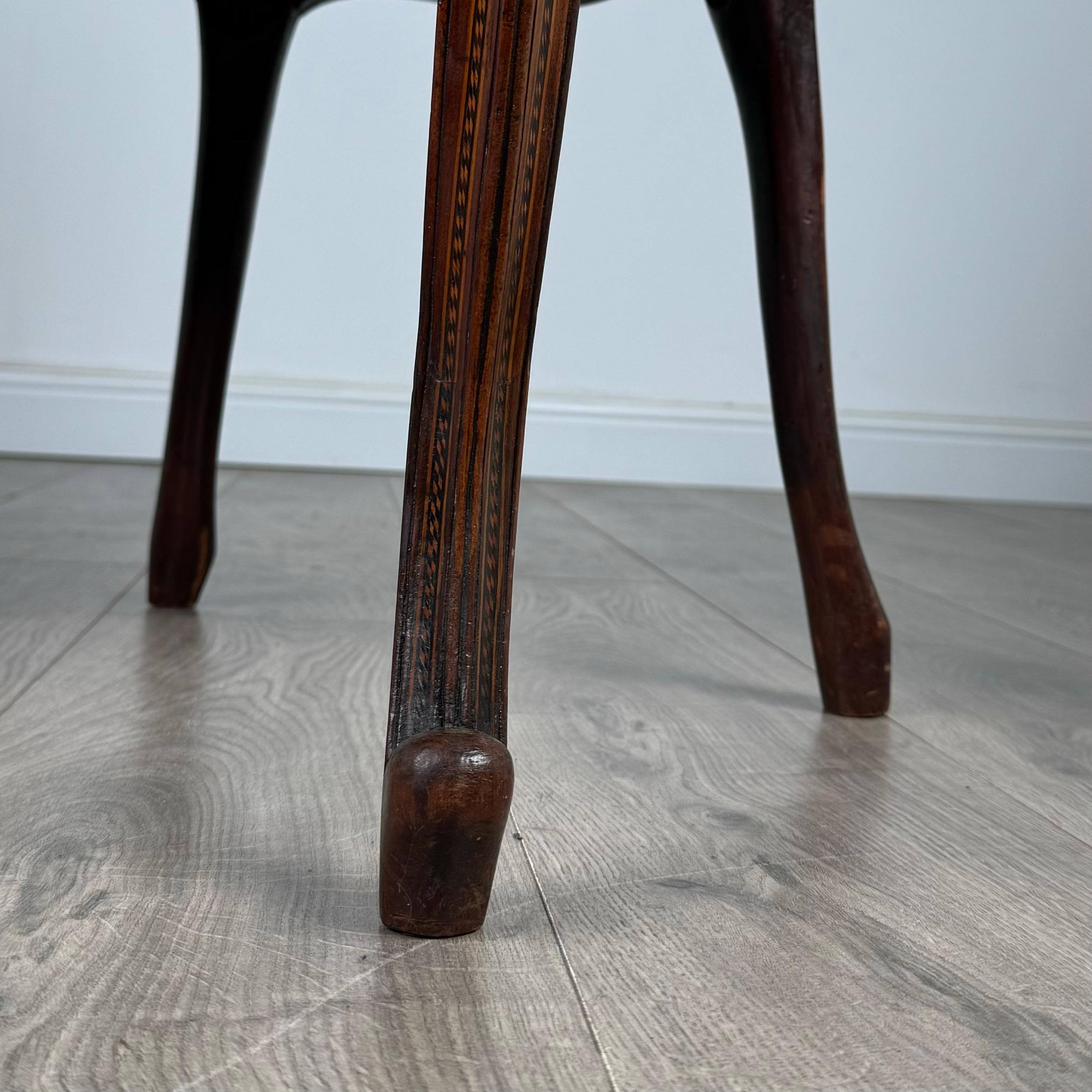 Fauteuil Hepplewhite ancien du 18ème siècle en acajou (REF AF-3293) en vente 7