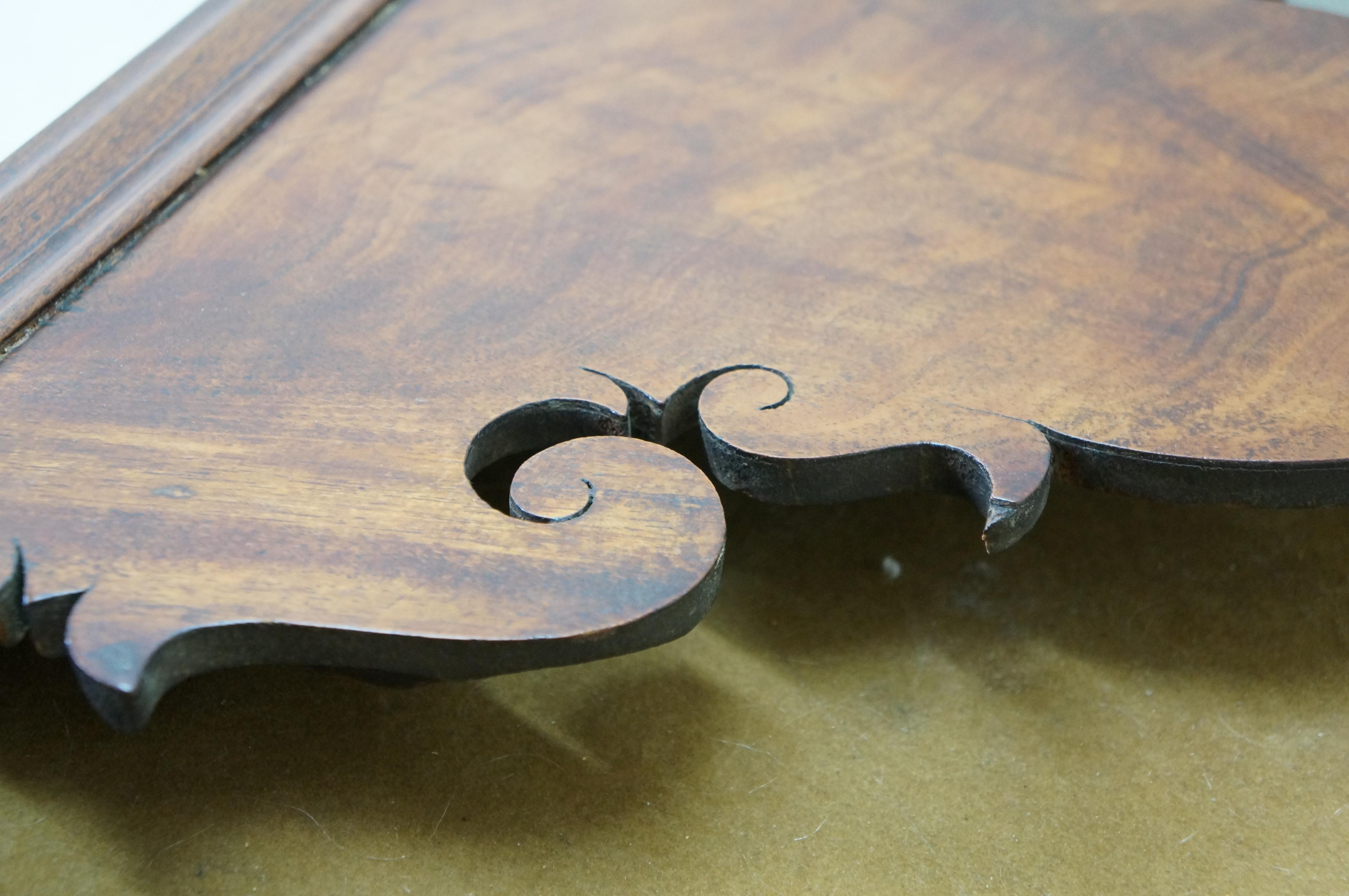 Antique 18th Century John Elliot & Sons Mahogany Chippendale Wall Vanity Mirror For Sale 9