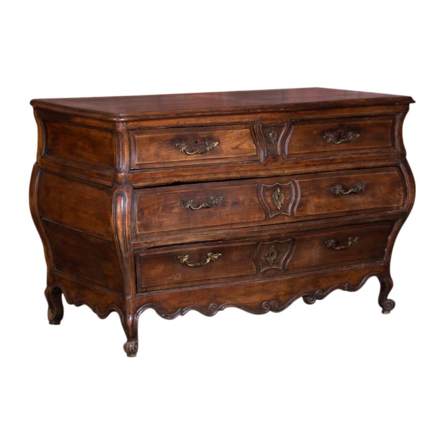 Antique 18th Century Large French Chestnut Chest of Drawers