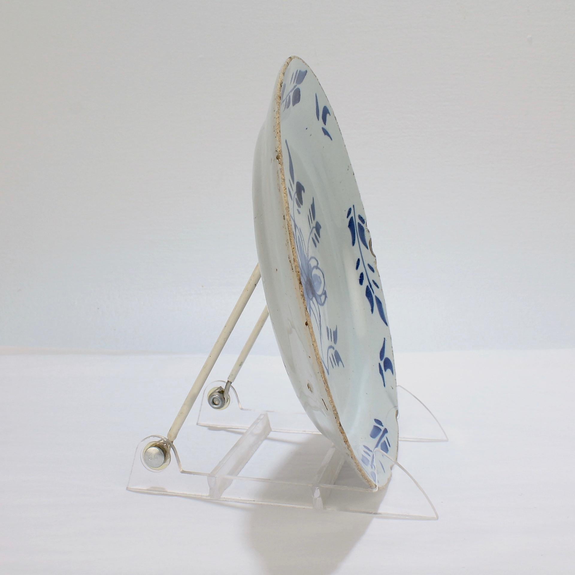 antique delft pottery