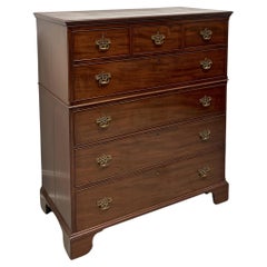 Used 18th Century Mahogany Chippendale Extra-Large Chest on Chest
