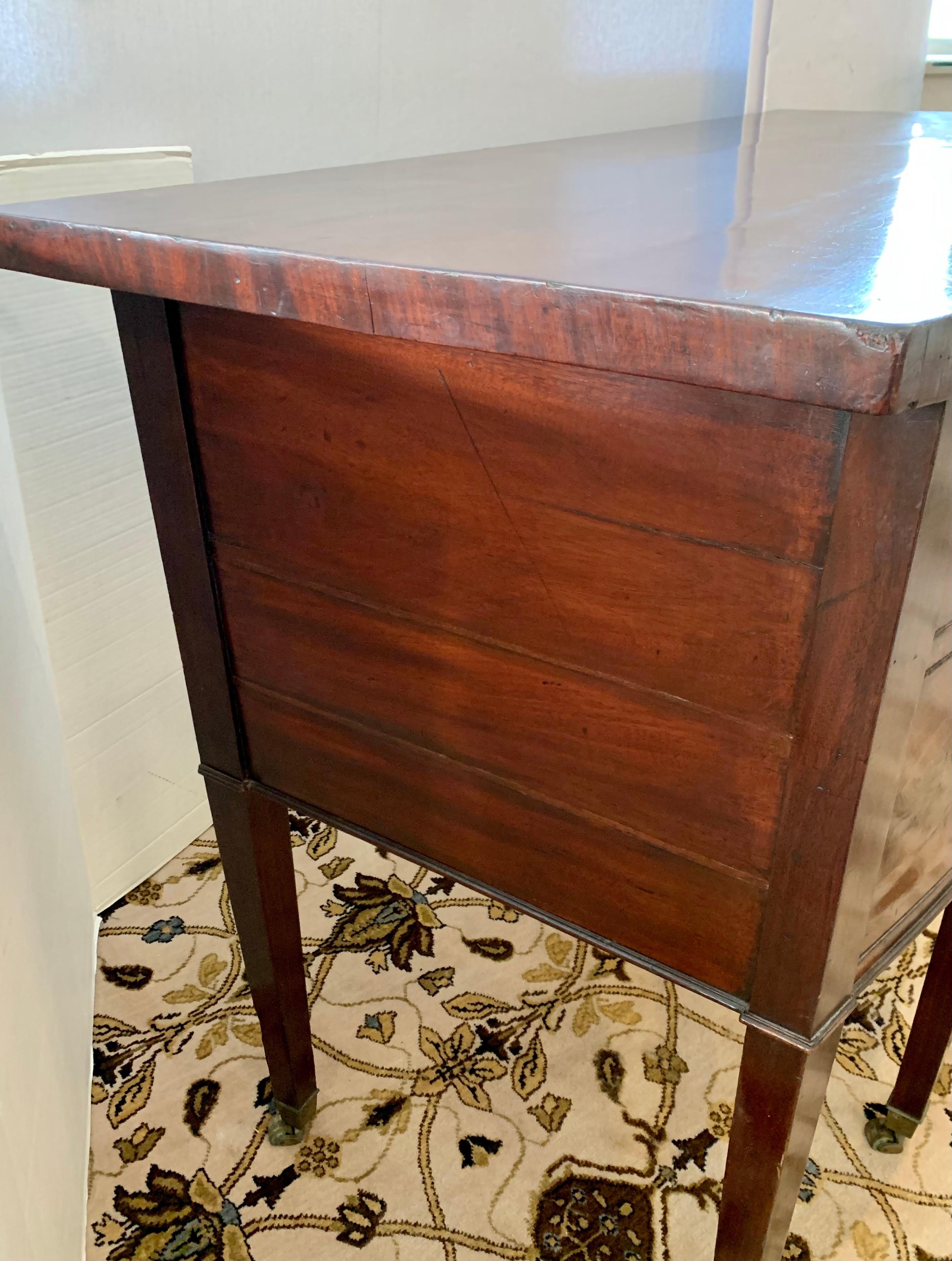 Antique 18th Century Mahogany Credenza Sideboard Buffet Server