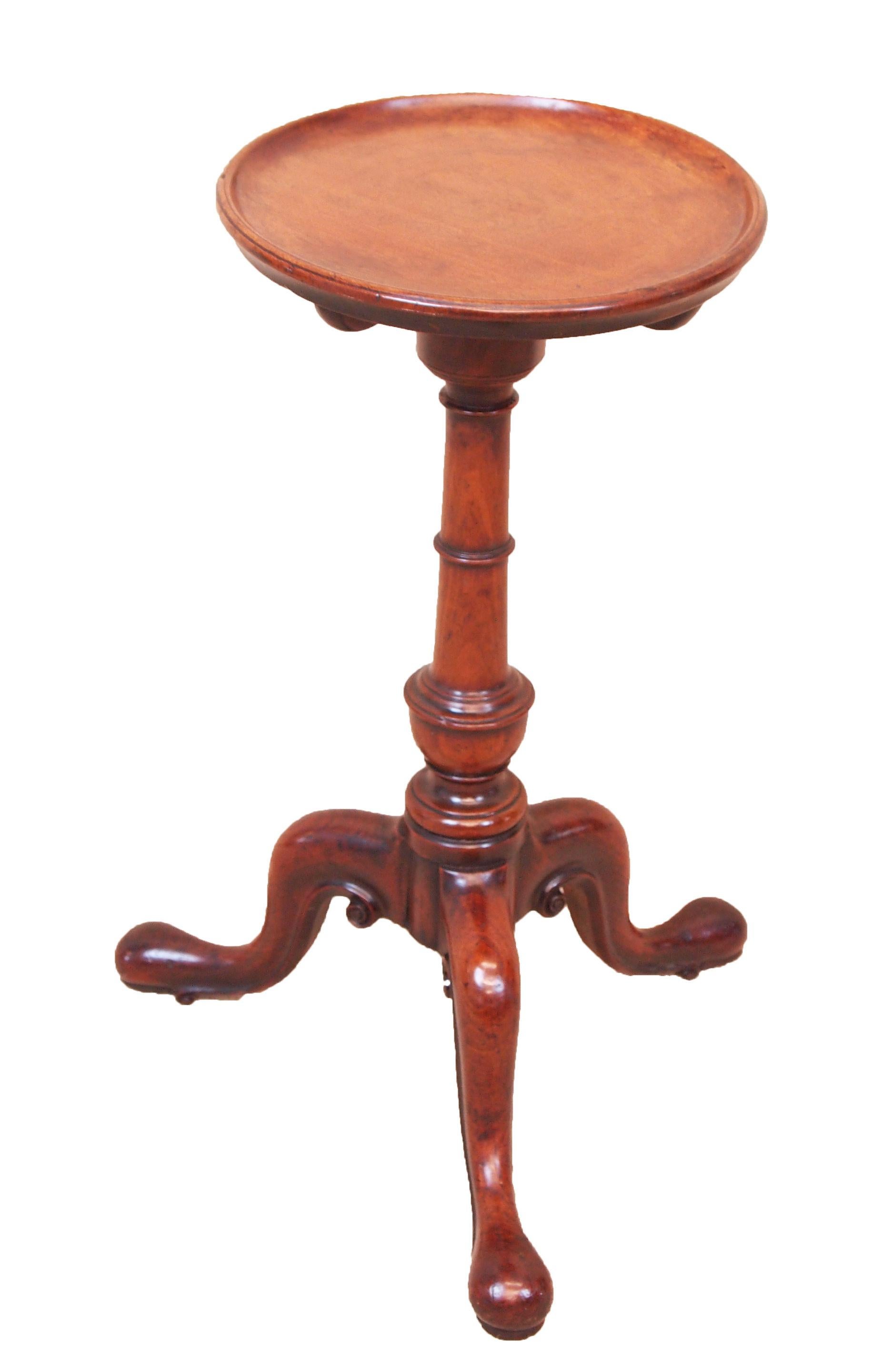 English Antique 18th Century Mahogany Kettle Stand, 'England, circa 1760' For Sale
