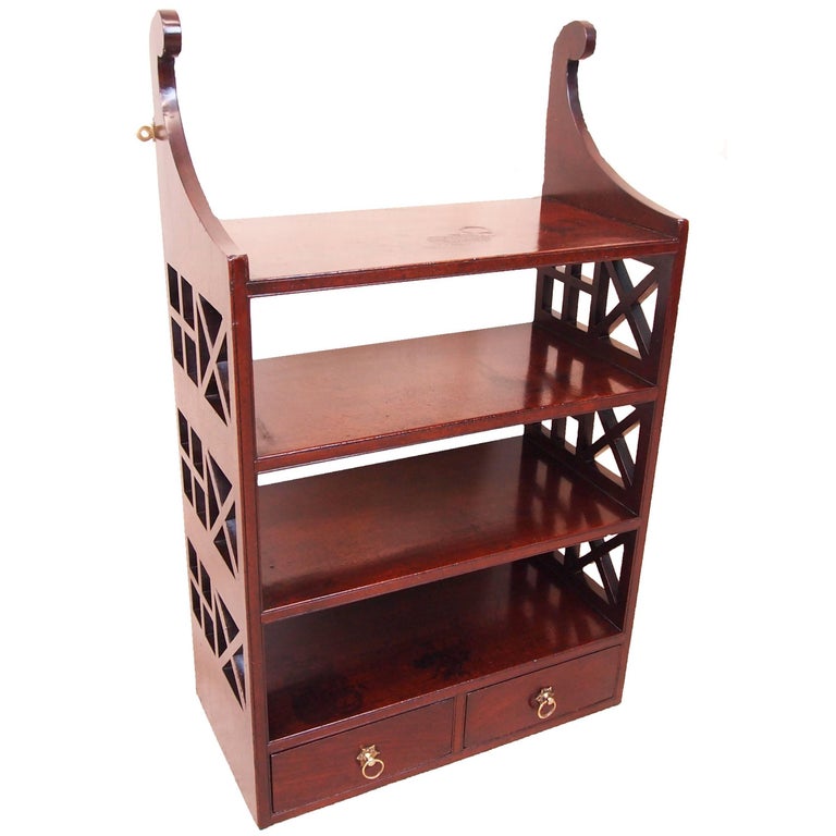 Antique 18th Century Mahogany Wall Shelves at 1stDibs