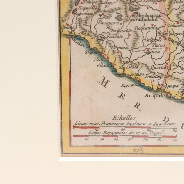 Antique 18th Century Map of Mexico and Central America by Robert ...