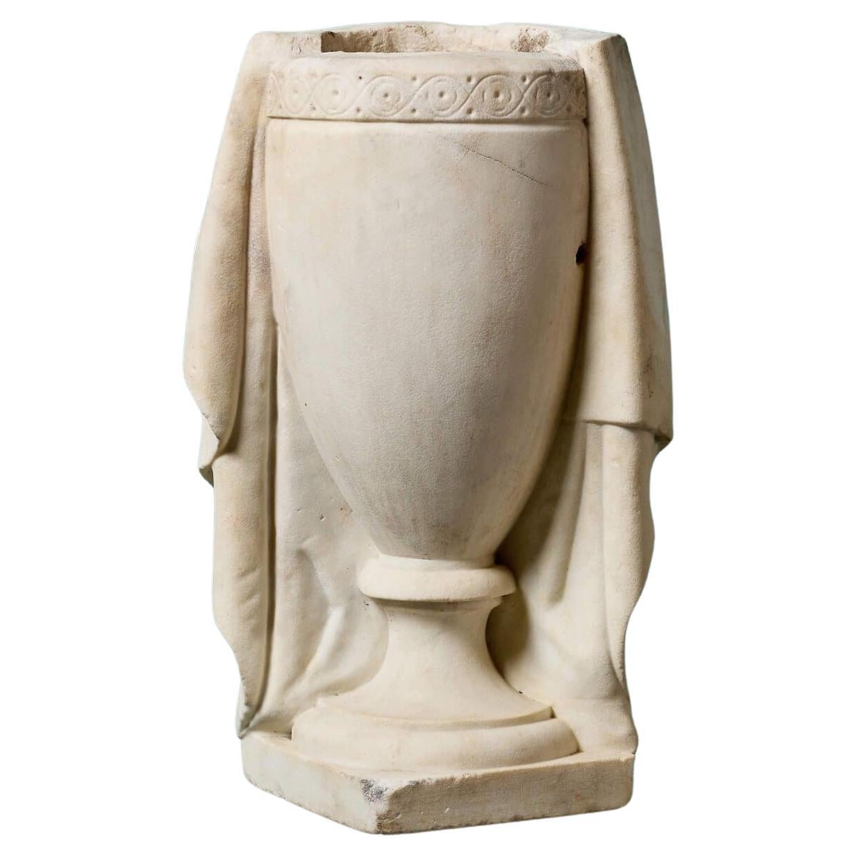 Antique 18th Century Neoclassical Marble Urn