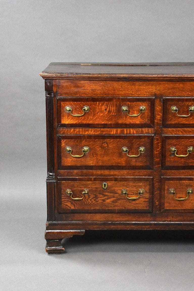 Antique 18th Century Oak Blanket Box For Sale at 1stDibs