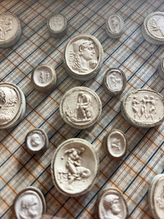 Antique 18th Century Plaster Intaglio Seals By James Tassie Grand Tour