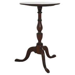 Antique 18th Century Queen Anne Mahogany Candle Stand C1780