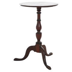 Antique 18th Century Queen Anne Mahogany Candle Stand C1780