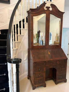 Antique 18th Century Rosewood Bureau Bookcase