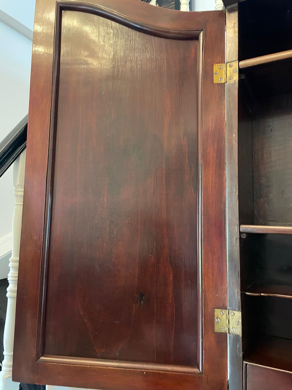 Antique 18th Century Rosewood Bureau Bookcase For Sale 2