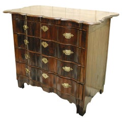 Antique 18th Century Rosewood Dutch Commode / Chest of Drawers