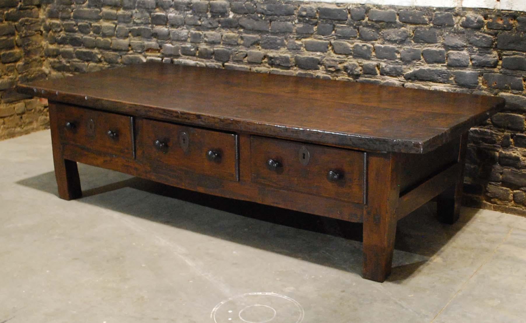 antique spanish coffee table