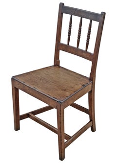 Antique 18th Century Set of Four Oak Dining Chairs – Fine Quality Seating