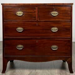 Petite commode ancienne du 18ème siècle en acajou ( REF AF-3370