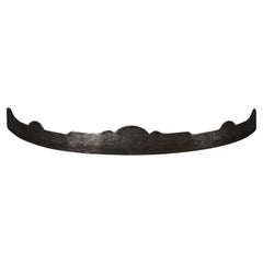 Antique 18th Century Steel Shaped Fire Fender