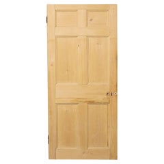 Antique 18th Century Stripped Pine Interior Door