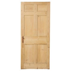 Antique 18th Century Stripped Pine Internal Door