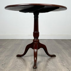 Antique 18th Century Tilt Top Table In Mahogany ( REF AF-3430 )